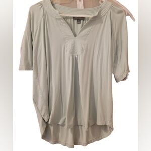 Style&Co. 3/4 Sleeve Split-neck Top